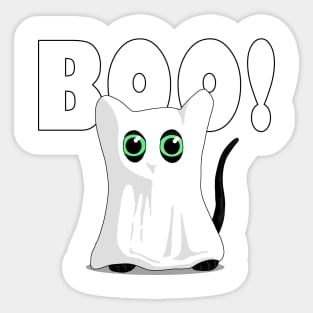 Scaredy Cat Sticker